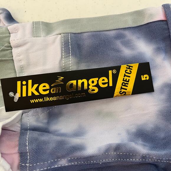 Like an Angel Girl's Tie Dye Legging/Jeggings in Pink/Blue Size 5 - Picture 6 of 6
